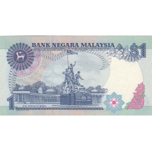 Malaysia, 1 Ringgit, 1986-1989, UNC, p27