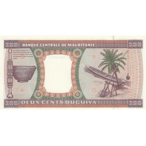 Mauritania, 200 Ouguiya, 1996, UNC, p4h