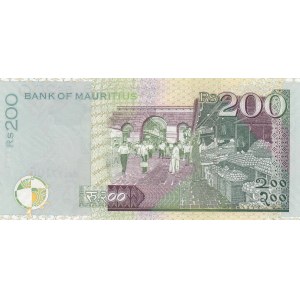 Mauritius, 200 Rupees, 2013, UNC, p61b