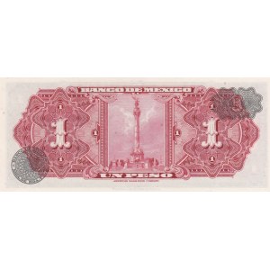 Mexico, 1 Peso, 1967, UNC, p59j