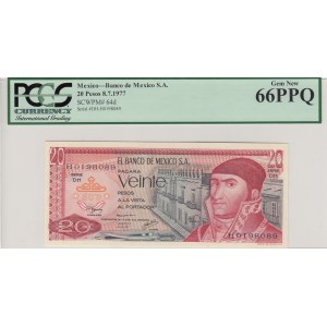 Mexıco, 20 Pesos, 1977, UNC, p64d