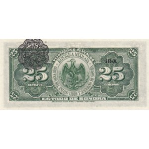 Mexico, 25 Centavos, 1915, UNC, S1069
