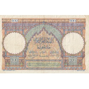 Morocco, 100 Francs, 1952, VF, p45