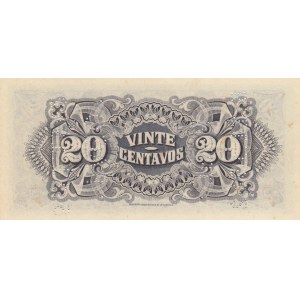 Mozambique, 20 Centavos, 1933, UNC, pR29, CANCELLED