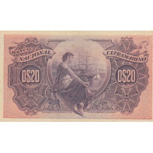 Mozambique, 20 Centavos, 1914, AUNC, p60