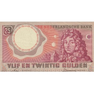 Netherlands, 25 Gulden, 1955, XF,p87