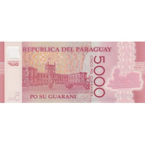 Paraguay, 5000 Guaranies, 2011, UNC, p234