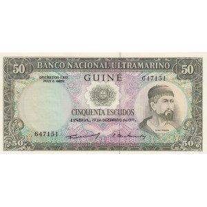 Portoguese Guinea, 50 Escudos, 1971, UNC, p44a