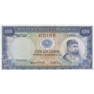 Portuguese Guinea, 100 Escudos, 1971, UNC, p45a