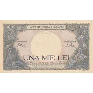 Romania, 1000 Lei, 1941, UNC, p52