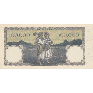 Romania, 100.000 Lei, 1947, UNC, p58