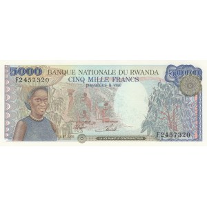 Rwanda, 5000 Francs, 1988, UNC, p22