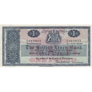 Scotland, 1 Pound, 1967, XF, p168