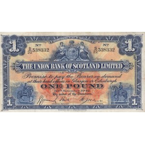 Scotland, 1 Pound, 1952, VF (+), pS815