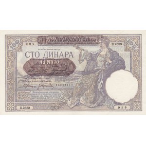 Serbia, 100 Dinara, 1941, UNC, p23