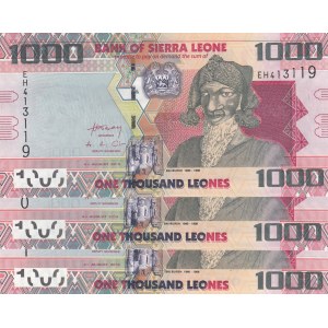 Sierra Leone, 1000 Leones, 2013, UNC, p30, (Total 3 Pieces Consecutive Banknotes)