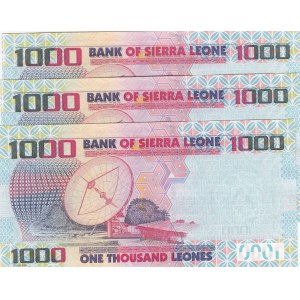 Sierra Leone, 1000 Leones, 2013, UNC, p30, (Total 3 Pieces Consecutive Banknotes)