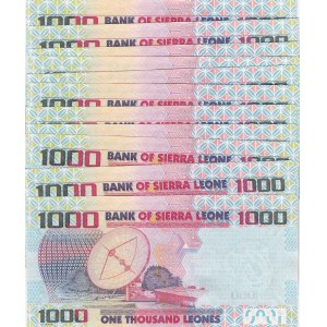 Sierra Leone, 1000 Leone, 2013, UNC, p30b, (Total 11  Pieces Consecutive Banknotes)