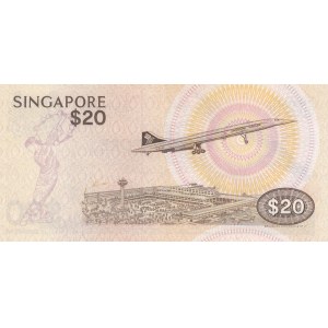 Singapore, 20 Dollars, 1979, XF, p12