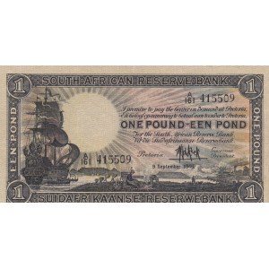 South Africa Republic, 1 Pound, 1946, UNC, p84f