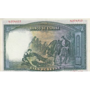 Spain, 100 Pesetas, 1931, AUNC, p83