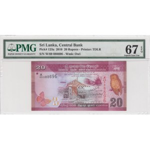 Sri Lanka, 20 rupees, 2010, UNC, p123a, HİGH CONDİTİON