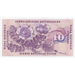 Switzerland, 10 Franken, 1972, UNC, p45r