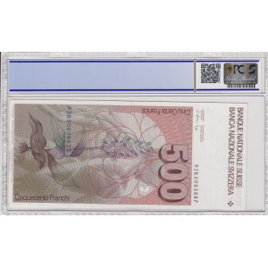 Switzerland, 500 Franken, 1992, AUNC, p58c