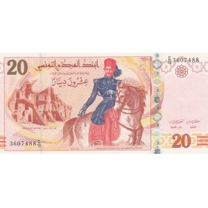Tunisia, 20 Dinars, 2011, UNC, p93