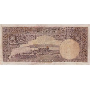 Turkey, 100 Lira, 1942-1944, POOR, 2/1. Emission