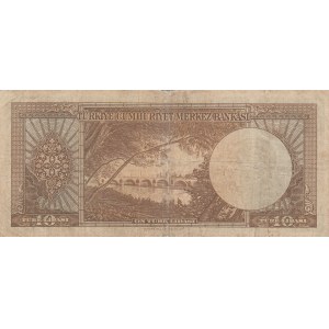 Turkey, 10 Lira, 1958, FINE, p158, 5/3. Emission