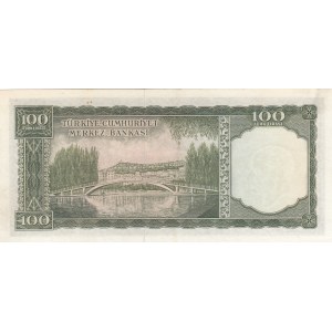 Turkey, 100 Lira, 1962, XF, p176, 5/4. Emission