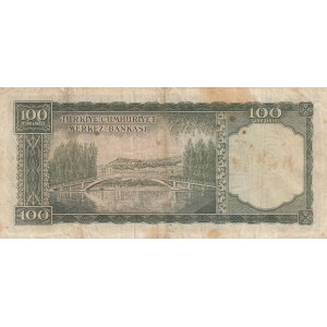 Turkey, 100 Lira, 1962, POOR, p176, 5/4. Emission