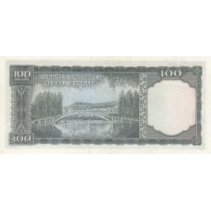 Turkey, 100 Lira, 1964, AUNC, p177, 5/5. Emission