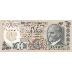 Turkey, 100 Lira, 1972, UNC, p189, 6/1. Emission