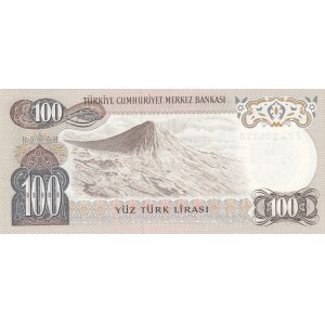 Turkey, 100 Lira, 1972, UNC, p189, 6/1. Emission