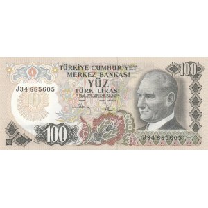 Turkey, 100 Lira, 1983, UNC, p189, 6/3. Emission