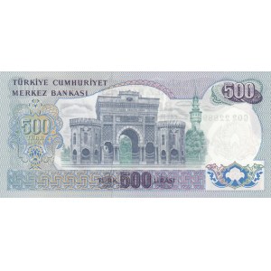 Turkey, 500 Lira, 1974, UNC, p190c, 6/2. Emission