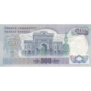 Turkey, 500 Lira, 1974, AUNC (+), p190e, 6/2. Emission