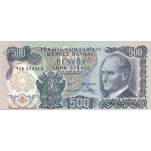 Turkey, 500 Lira, 1974, AUNC, p190e, 6/2. Emission