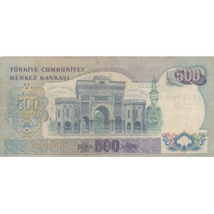 Turkey, 500 Lira, 1974, VF, p190c