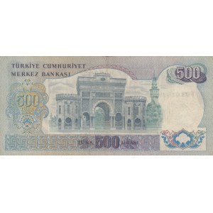 Turkey, 500 Lira, 1974, VF (+), p190c, 6/2. Emission