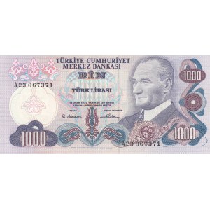 Turkey, 1.000 Lira, 1978, UNC, p191, 6/1. Emission