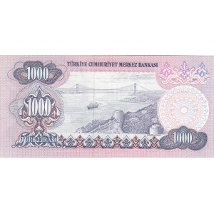 Turkey, 1000 Lira, 1979, UNC, p191, 6/2. Emission