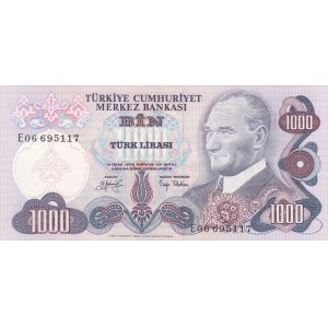Turkey, 1000 Lira, 1979, AUNC, p191, 6/2. Emission
