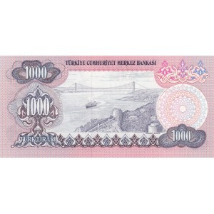 Turkey, 1.000 Lira, 1981, UNC, p191, 6/3. Emission