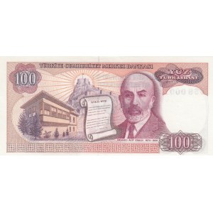 Turkey, 100 Lira, 1984, UNC, p194, 7/2. Emission, LOW SERIAL NUMBER