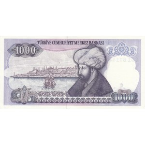 Turkey, 1000 Lira, 1986, UNC, p196, 7/1. Emission, C01