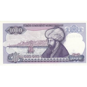 Turkey, 1000 Lira, 1986, UNC, p196, 7/1. Emission, C90