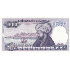 Turkey, 1000 Lira, 1988, UNC, p196, 7/2. Emission, I90 last prefix